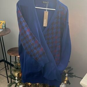 NWT women’s blue sweater by BLOOM CHIC 18 to 20 blue